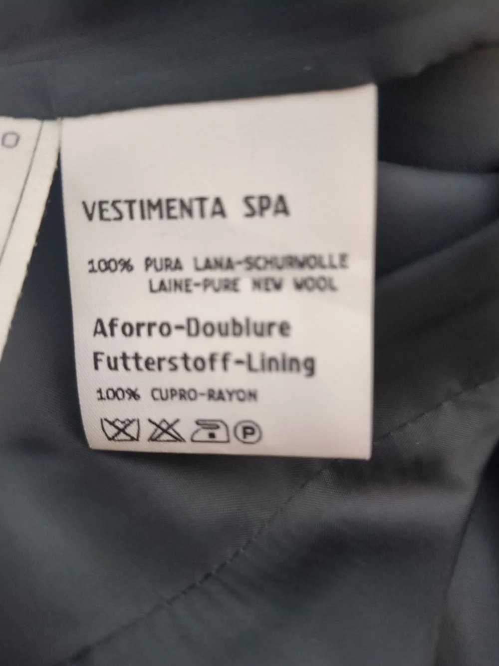 VINTAGE Giorgio Armani Black Label Borgo Nuovo 21 Blazer - Italy - Sz 50 (US 40) - Picture 7 of 9